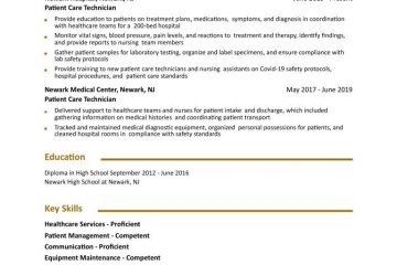 healthcare technician